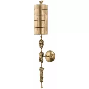 Loops - Floor Lamp Gold Leaf Silhouettes Shade Inc Gold leaf LED E27 60W