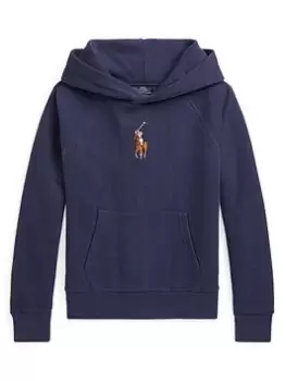 Ralph Lauren Girls Hoodie - Navy, Size Age: 16 Years=Xl, Women