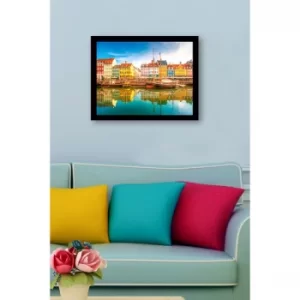 SC0959 Multicolor Decorative Framed MDF Painting