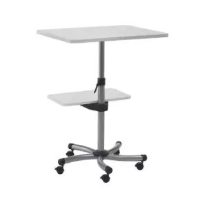 Multi-purpose table, overall height 720 - 1120 mm, light grey top