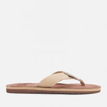 Barbour Mens Toeman Beach Sandals - Sand - UK 10