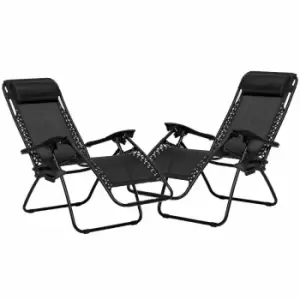 Royalcraft Black Zero Gravity Relaxer - 2pk