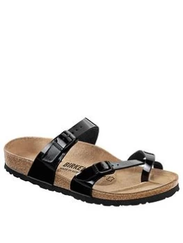 Birkenstock Mayari Schwarz Lack Sandal - Black Patent, Black Patent, Size 5, Women