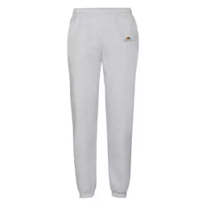 Fruit of the Loom Mens Vintage Heather Logo Jogging Bottoms (M) (Grey Heather)