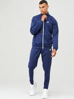 Nike Sportswear Polyknit Tracksuit - Navy, Size L, Men