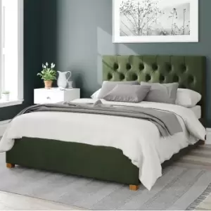 Olivier Plush Velvet Ottoman Bed Forest (Green)