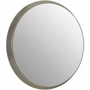 Wall Mirror Bathroom / Bedroom / Hallway Wall Mounted Small Silver Mirrors / Round Minimalistic Mirrors For Living Room 4 x 44 x 44 - Premier