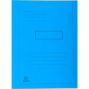 Forever 2 Flap Folder A4, Bright Blue, Pack of 50