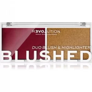 Revolution Relove Colour Play Blush with Illuminator Shade Wishful 5,8 g