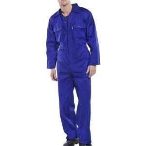 Click Workwear Regular Boilersuit Royal Blue Size 40 Ref RPCBSR40 Up