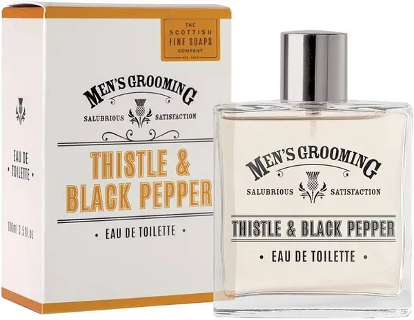 Scottish Fine Soaps Thistle & Black Pepper Eau de Toilette For Him 100ml