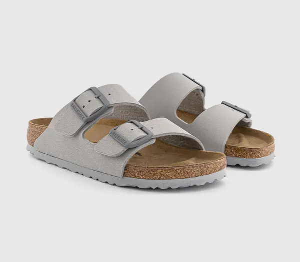 Birkenstock Womens Arizona Two Strap Sandals Stone Coin BF, 8