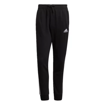 adidas Essentials French Terry Tapered Cuff 3-Stripes Jog - Black / White