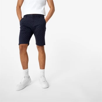 Jack Wills Polka Dot Chino Shorts - Navy