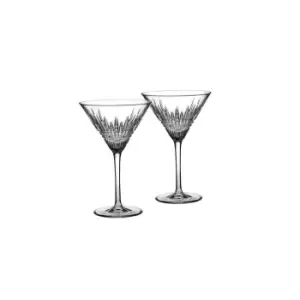 Waterford Lismore Diamond Martini 0.125ltr Pair - Crystal