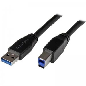 StarTech.com Active USB 3.0 Usb-a To Usb-b Cable - M/M 5M Cable