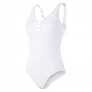 Speedo Opalgleam Swimsuit - WHITE