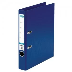 Elba 50mm Lever Arch File Plastic A4 Blue 1451-01