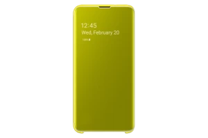 Samsung Yellow Galaxy S10e Clear View Cover