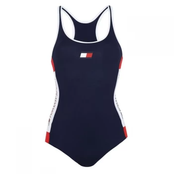 Tommy Bodywear Sport Logo Swimsuit - Black Iris