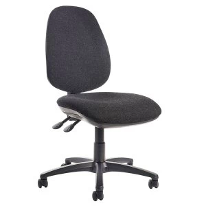 Dams Jota High Back Operator Chair without Arms - Charcoal