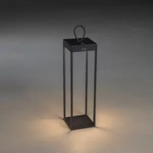 Ravello Outdoor Effect Lantern USB Black Dimmable 50cm, IP54