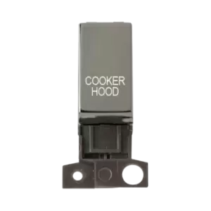 Click Scolmore MiniGrid 13A Double-Pole Ingot Cooker Hood Switch Black Nickel - MD018BN-CH