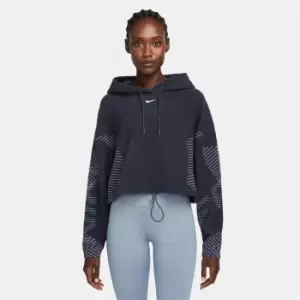 Nike Advantage Fleece Crop Hoodie Womens - Blue