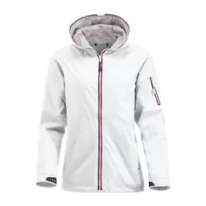 Clique Womens/Ladies Seabrook Hooded Jacket (L) (White)