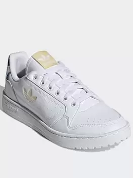 adidas Originals Ny 90 Shoes, White/Beige, Size 3.5, Women