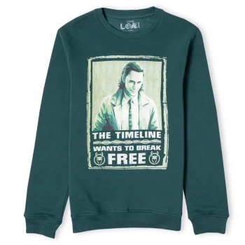 Marvel Loki Timeline Unisex Sweatshirt - Forest Green - XXL