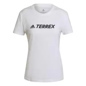 adidas Terrex Classic Logo T-Shirt Womens - White