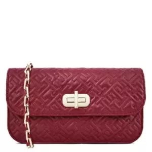 TOMMY HILFIGER Day To Night Turnlock Crossbody Bag - Red