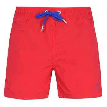 Gant Logo Swim Shorts - Red 620