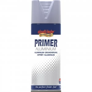 Plastikote Primer Aluminium Aerosol Spray Aluminium 400ml