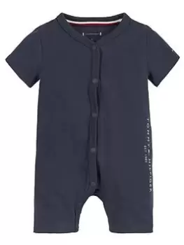 Tommy Hilfiger Baby Boys Essential Romper - Navy, Size 0-3 Months