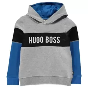 Boss Logo Hoodie - Grey