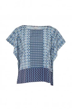 Great Plains Seville Scarf Top Blue