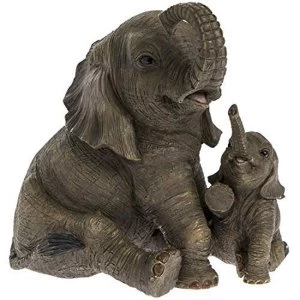 Elephant With Calf Figurine By Lesser & Pavey