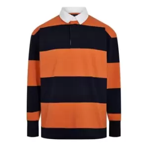 Gant Striped Rugger Shirt - Orange