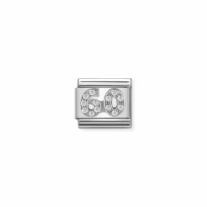 Nomination 330304/24 Composable CL SYMBOLS Steel Cubic Jewellery