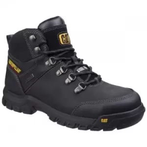 Caterpillar Mens CAT Framework S3 Safety Leather Boots (10 UK) (Black) - Black