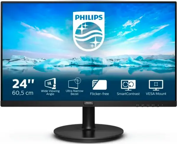 Philips V Line 23.8" 241V8L Full HD LCD Monitor