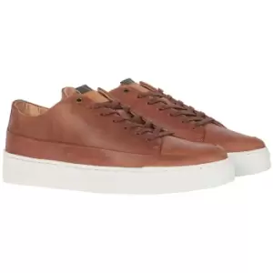 Barbour Mens Lago Trainers Cognac UK 9