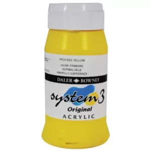 Daler Rowney System 3 Acrylic Paint Process Yellow 2.25L