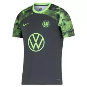 Nike Wolfsburg Away Shirt 2023 2024 Adults - Black