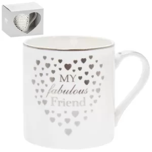 Heart Birthday Mug Friend