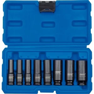 Draper 8 Piece 3/8" Drive Deep Impact Hex Socket Set Metric 3/8"