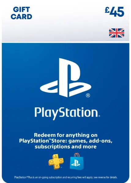 Sony PlayStation Store £45 PSN Top Up Gift Card