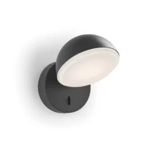 Talk LED Wall Light Urban Grey 695lm 2700K